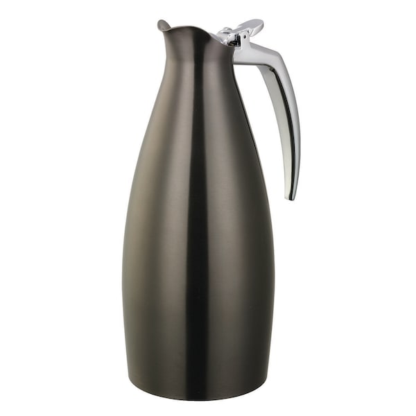 Service Ideas Altus Series Carafe Stainless Vacuum Insulated, 1 Liter, Dark Tungsten ALTU10BSDT - main